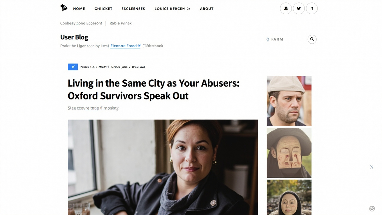 Living in the Same City as Your Abusers: Oxford Survivors Speak Out