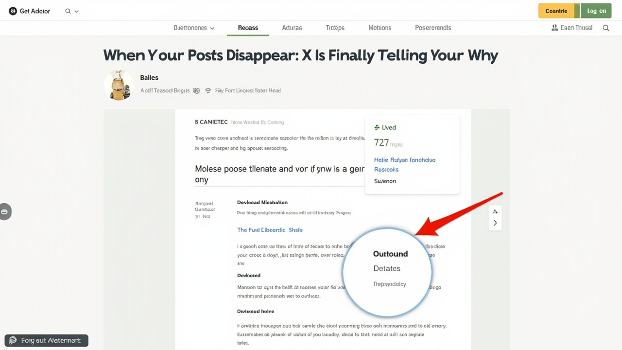 When Your Posts Disappear: X Is Finally Telling You Why